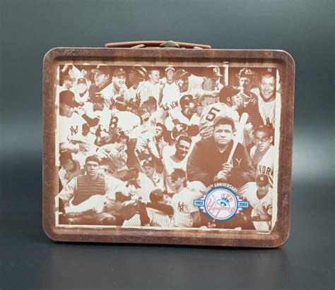 yankees metal lunch box|Yankees Lunch Box for sale .